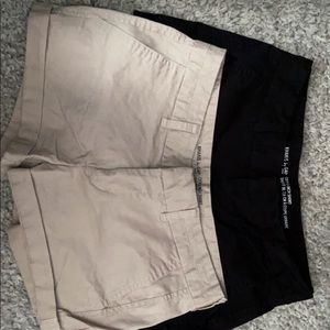 Gap Black and Khaki shorts